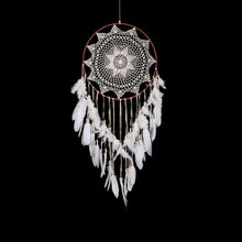 Charger l&#39;image dans la galerie, Attrape Rêves Géant Mural Blanc Culture amérindienne capteur de rêves indien tribus sioux d&#39;indien d’Amérique objet de décoration d&#39;intérieur murale 