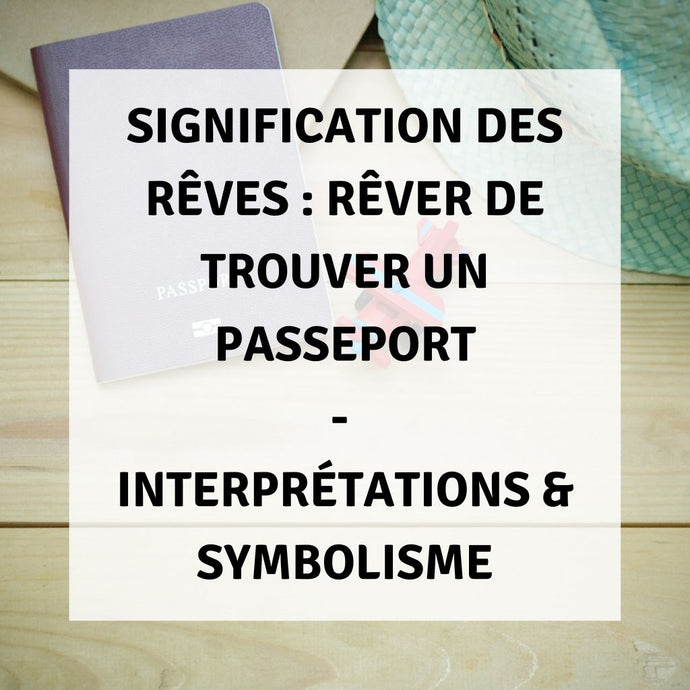 Signification des Rêves : Rêver de Trouver un Passeport - Interprétations & Symbolisme