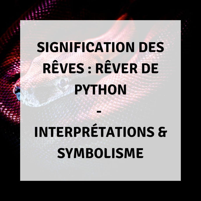Signification des Rêves : Signification Spirituelle d'un Python dans le Rêve - Interprétations & Symbolisme