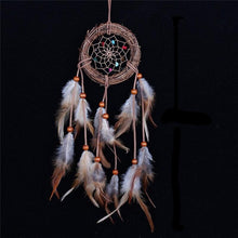 Charger l&#39;image dans la galerie, Attrape Rêves Indien Légende décoration intérieur murale culture amérindienne capteurs de rêves indiens d’Amérique bohème ornement talisman