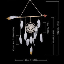 Charger l&#39;image dans la galerie, Capteur de Rêves Iroquois - Décoration Chambre Enfant - Culture Amérindienne, premières tribus d&#39;amérique attrape rêves géant décoration murale pour intérieur 