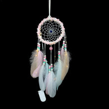 Charger l&#39;image dans la galerie, attrape rêve lumineux capteurs de rêves culture amérindienne peuple amérindien décoration intérieur chambre