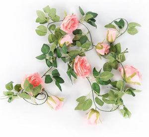 Guirlande de Roses - Fleurs Artificielles - Décoration Chic 