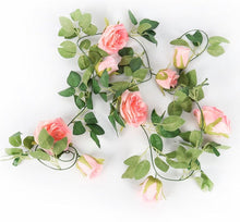 Charger l&#39;image dans la galerie, Guirlande de Roses - Fleurs Artificielles - Décoration Chic 