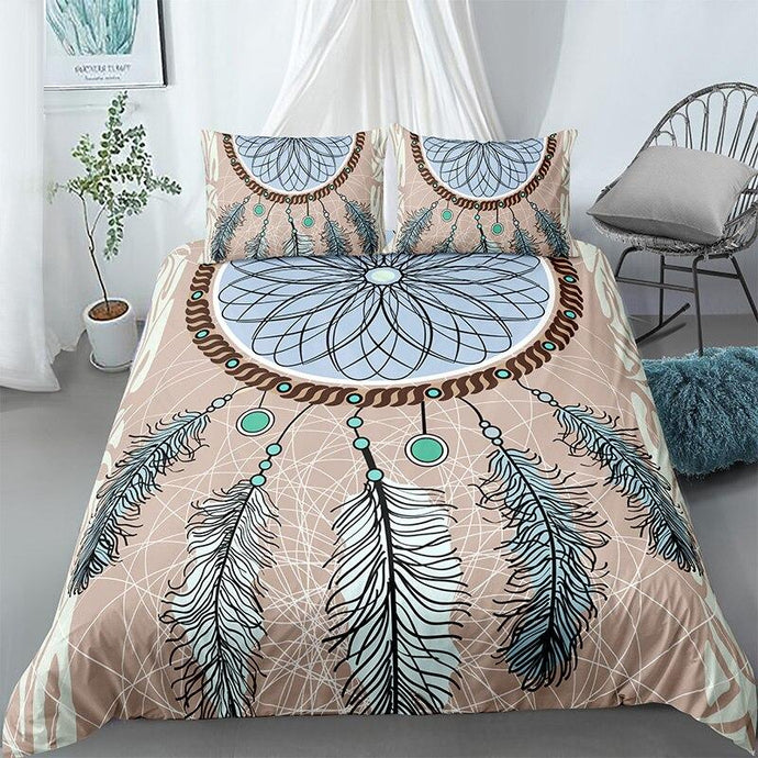 Housse de couette Attrape Rêves <br> Tzigane Turquoise