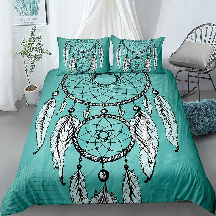 Housse de couette Attrape Rêves <br> Géant Turquoise